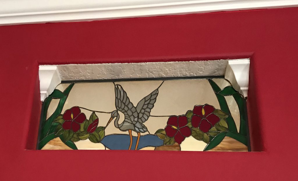Bird (Stained Glass Passion), Transom