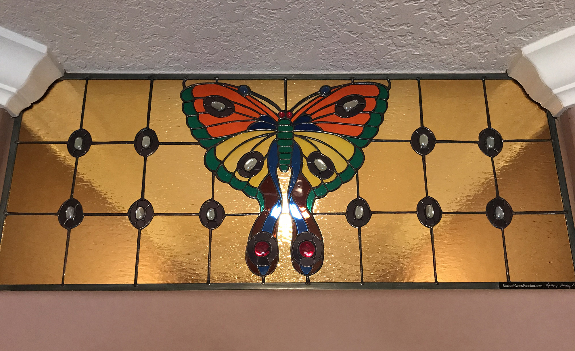 Butterfly (Stained Glass Passion), Transom