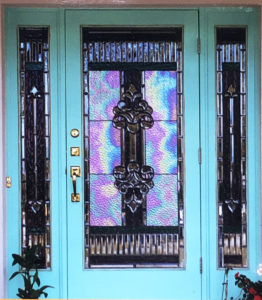 entry door 1, stained glass passion