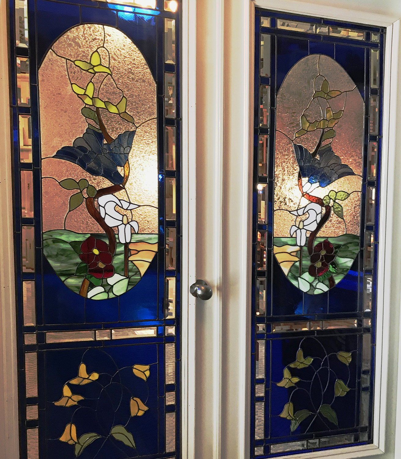 entry door 4, stained glass passion