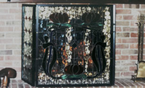 fireplace 2, stained glass passion