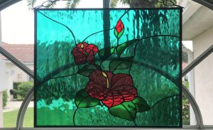 Hibiscus Flower (Stained Glass Passion), Window
